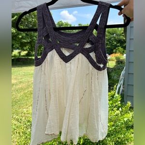 Flowy free people top